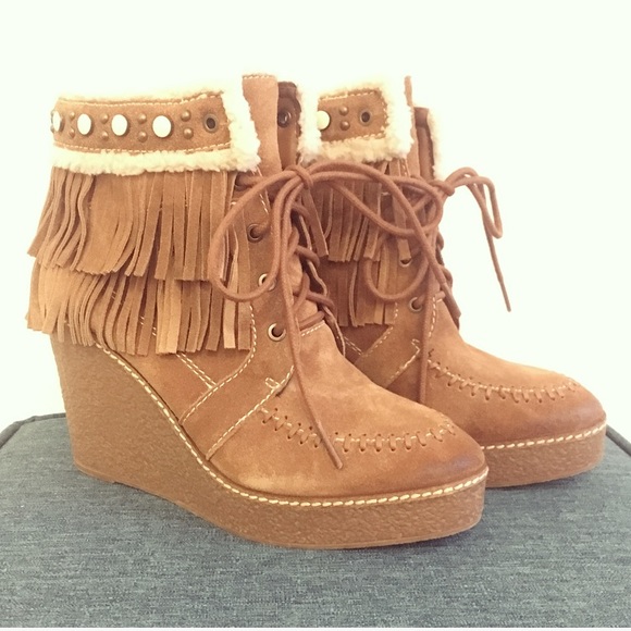 Sam Edelman Fringe Booties! - Picture 2 of 5
